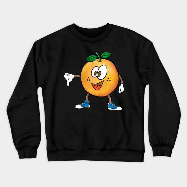 Annoying Orange Funny Crewneck Sweatshirt by Teebevies